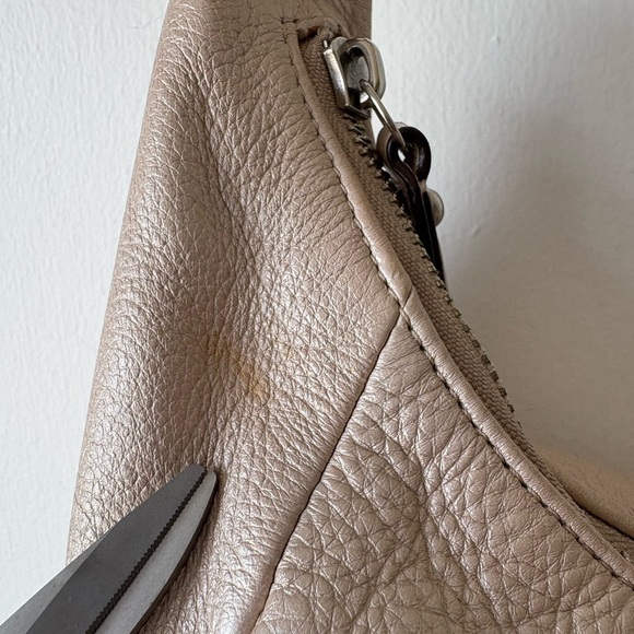 Coach Kristin Champagne Leather Hobo Shoulder Bag - Picture 10 of 16